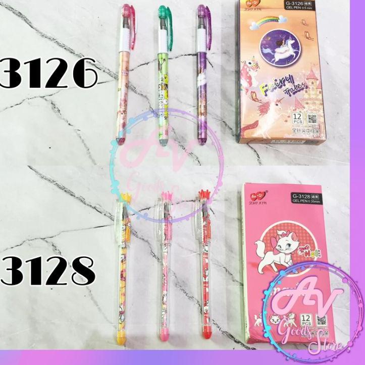 

ㅀ ballpoint / 12pcs pulpen gel LOVEIN ZHI XIN / 1Pak PULPEN ZHIXIN (1lusin) ろ