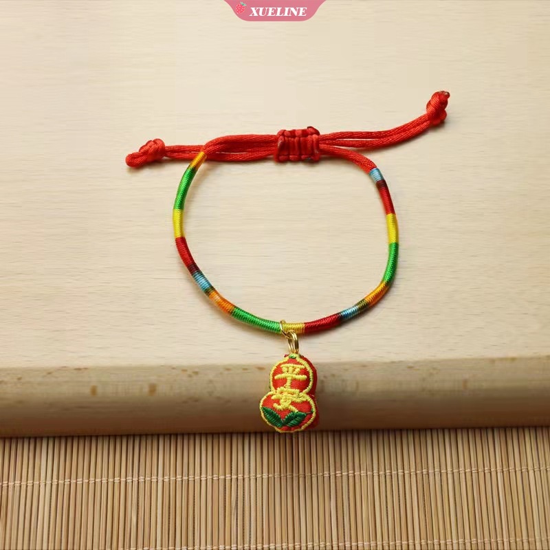 Festival Perahu Naga multicolor Tali Persiapan multi-Warna Gelang Dan Gelang Pria Buatan Tangan Tali multicolor Gantung zongzi bracelets [ZXL]