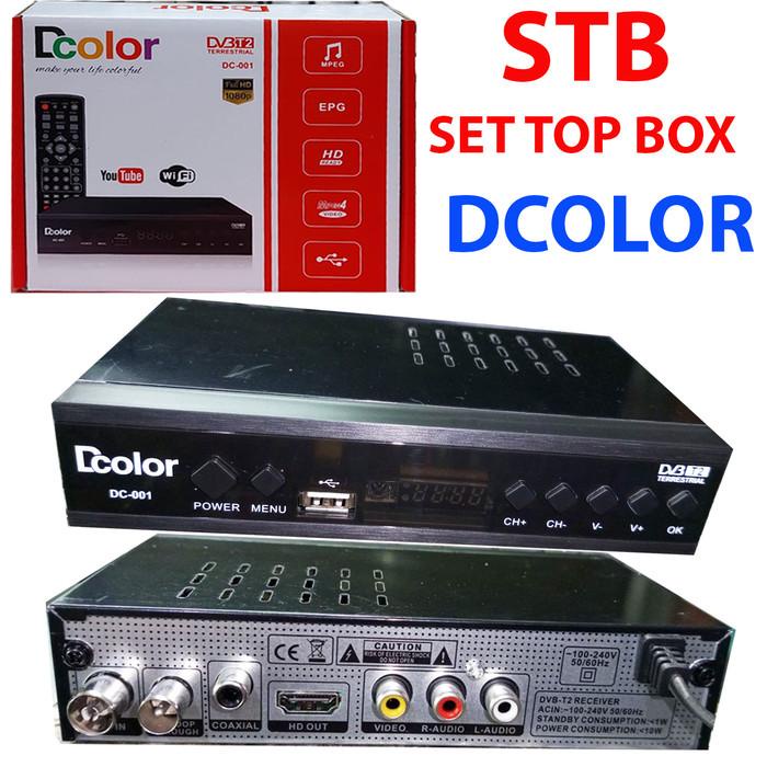 Set Top Box Stb Penerima Tv Digital (Standart) Dcolor Guaranteed / COD