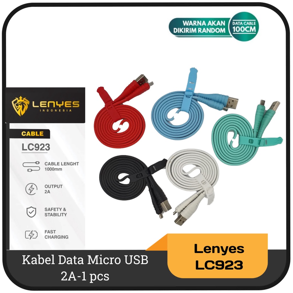 Kabel data Micro USB 2A Lenyes LC923 - 1pcs