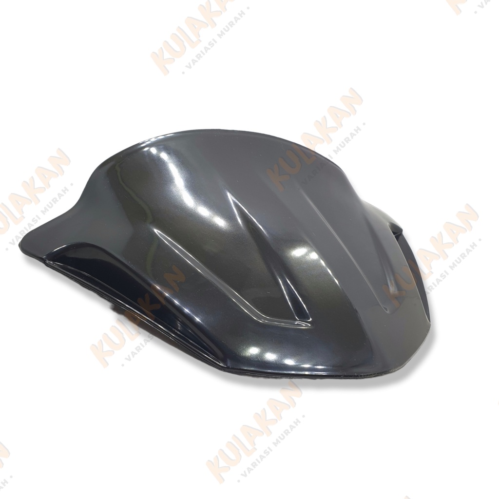 Visor Windshield Beat Karbu Carbu Old Hitam Anti Pecah Free Double Tape