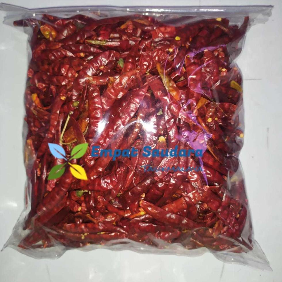 

[G-P4P] ♫♪] [Ready Stok] CABE KERING TEJA IMPORT cabe setan kering super pedas 250 gram-top produk