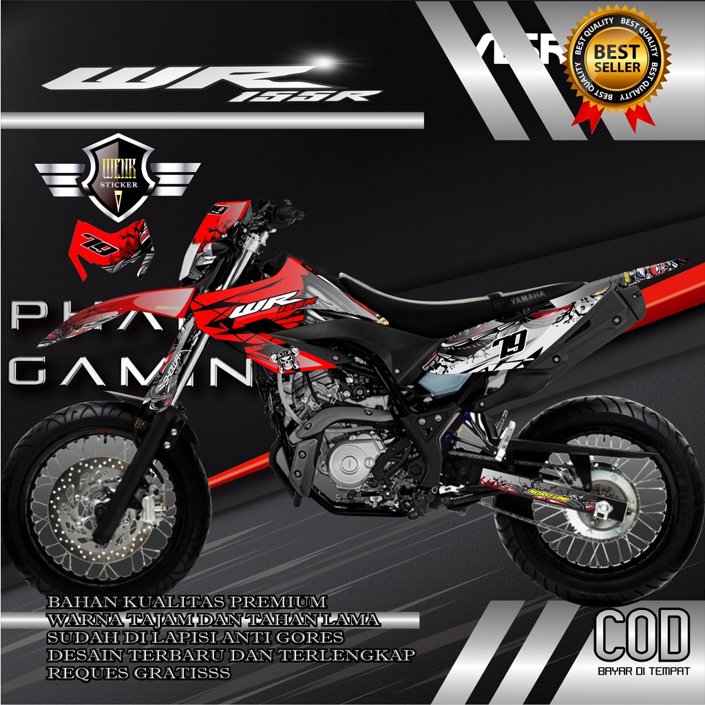 DECAL STICKER WR 155 TRIBAL ADVENTURE