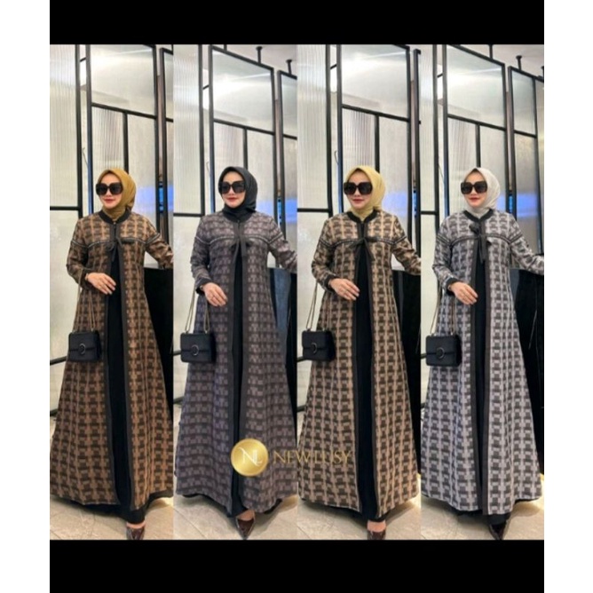 Gamis Kotak Dress Original by New lusy