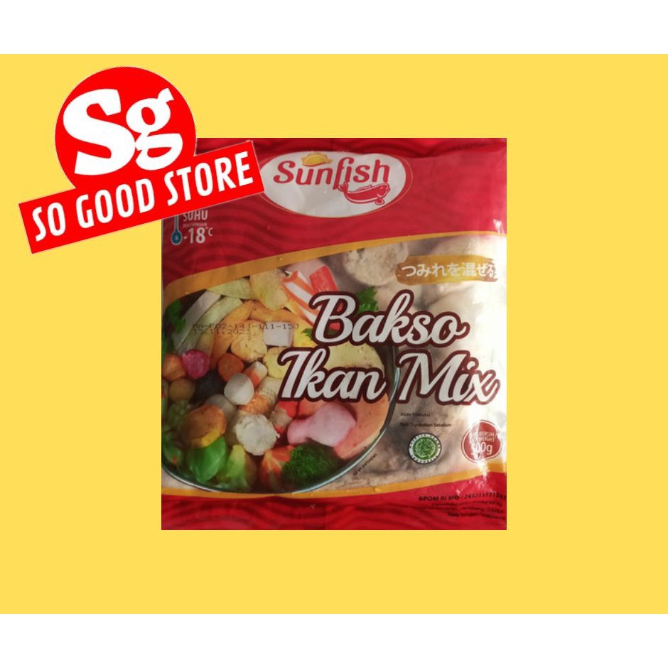 SUNFISH Bakso Ikan Mix 500gr