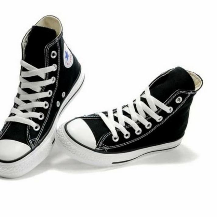 HOT SALE Sepatu Sneakers Converse All Star Boot Hitam Putih Casual