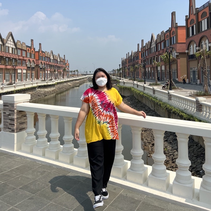 blus LD 140 jumbo bahan rayon adem baju bali