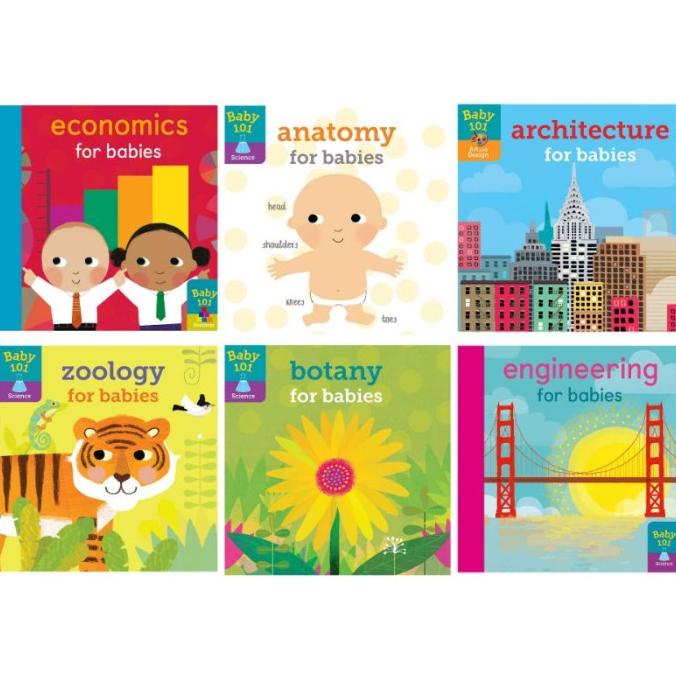 

Baby 101 Book Series Anatomy Economics Engineering Zoology