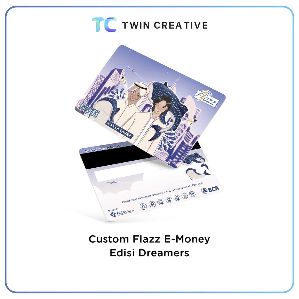 Custom Emoney Mandiri Flazz BCA Gen 2 Tapcash Jungkook BTS - E-Toll Edisi Dreamers