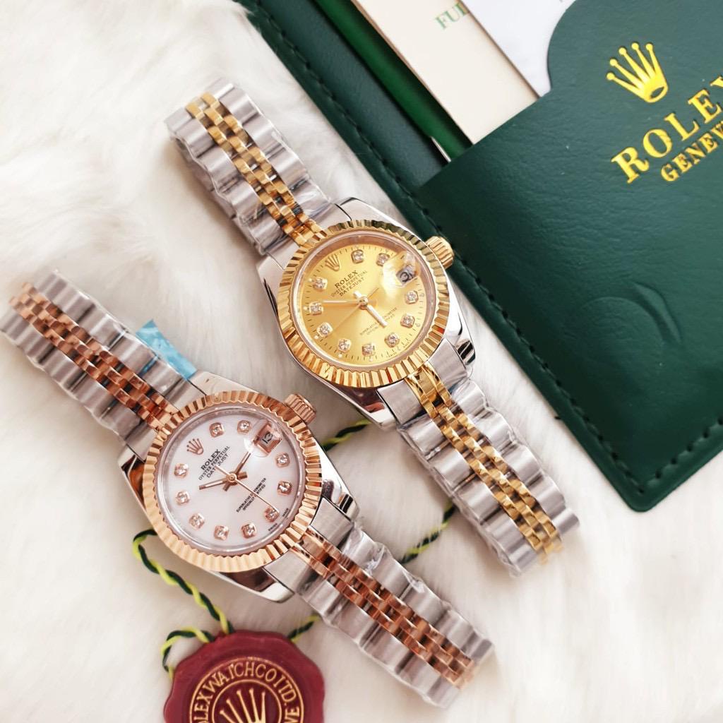 Jam Tangan Wanita ROLEX DATEJUST Best Seller Include Box Original Rolex Paket