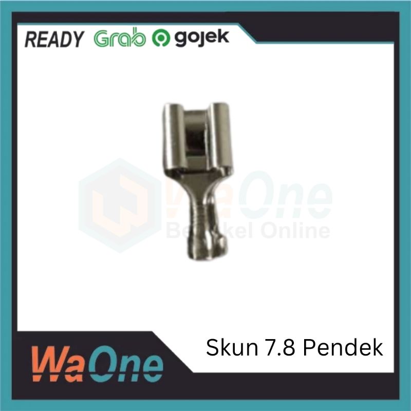 Skun Terminal 7.8 Untuk Socket Keramik H1 H4 H7 Soket H 1 H 4 H 7