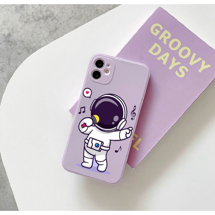 BB33 Case motif astronot for Xiaomi Redmi A1 A1+ 4A 4 4X 5 5A 5+ 6 6A 7 7A 8 9 Prime 9A 9i 9C 9T 10 10C 10S 10T 11 11S 11T 12 12C 12T Lite S2 Ultra Poco C40 F3 F4 K40 M3 M4 M5 X3 GT NFC 5G
