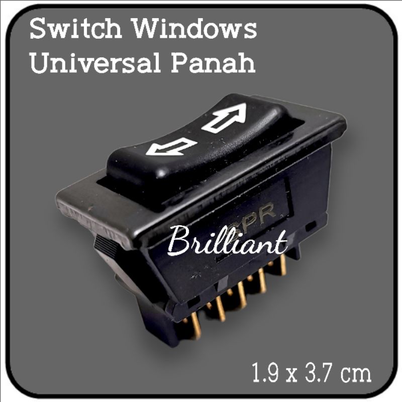 Saklar Switch Power Windows Kaca Naik Turun Universal