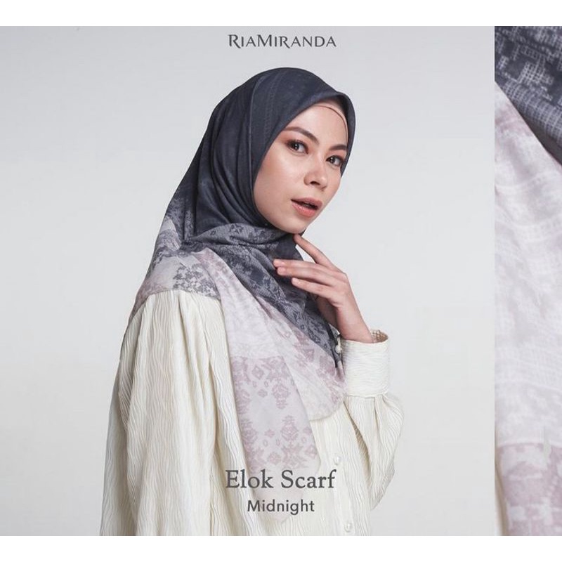 ELOK SCARF MIDNIGHT RIA MIRANDA LAWAS SCARF