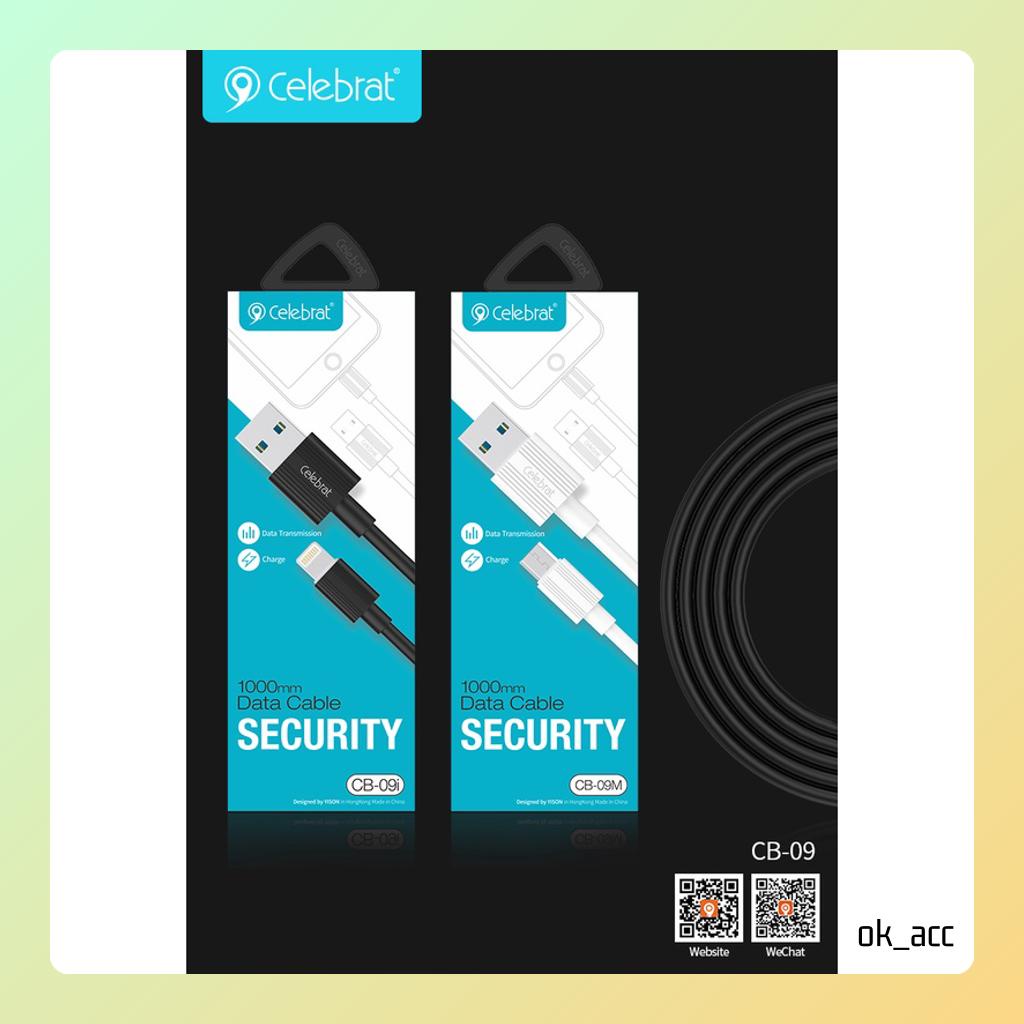 Kabel data cable Celebrat CB19T-i CBT19T-T CB09m CB09i CB09t charger chasan for android type C phone