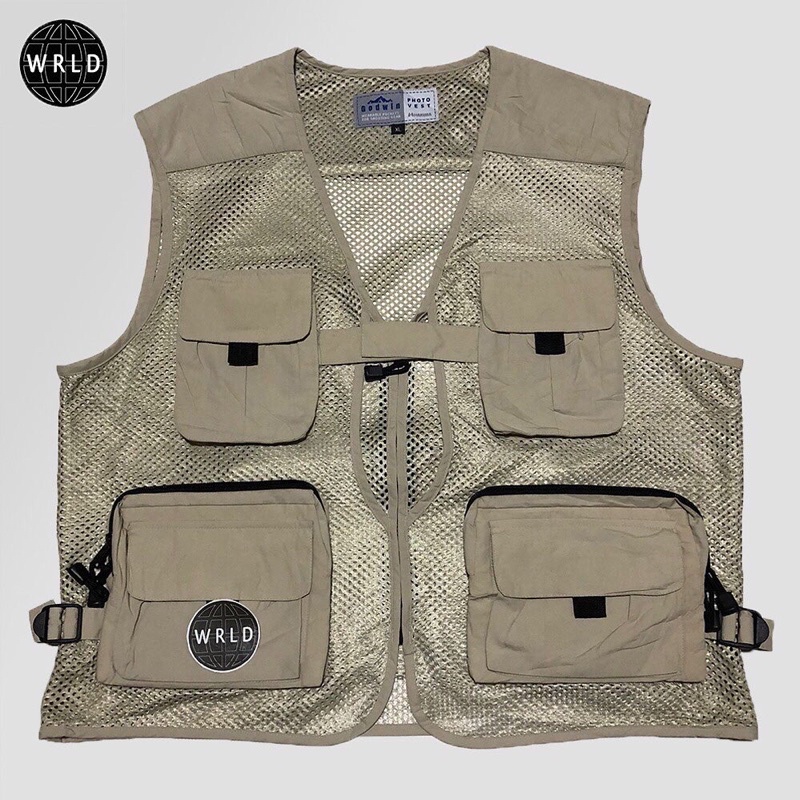 Vest Tactical Utility Godwin Packable Multi-Pocket Rompi Banyak saku second bekas
