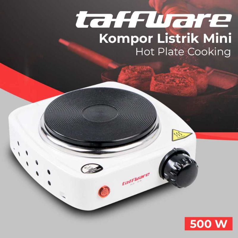 Kompor Listrik Mini Hot Plate Cooking 500 W - Taffware DLD-101B