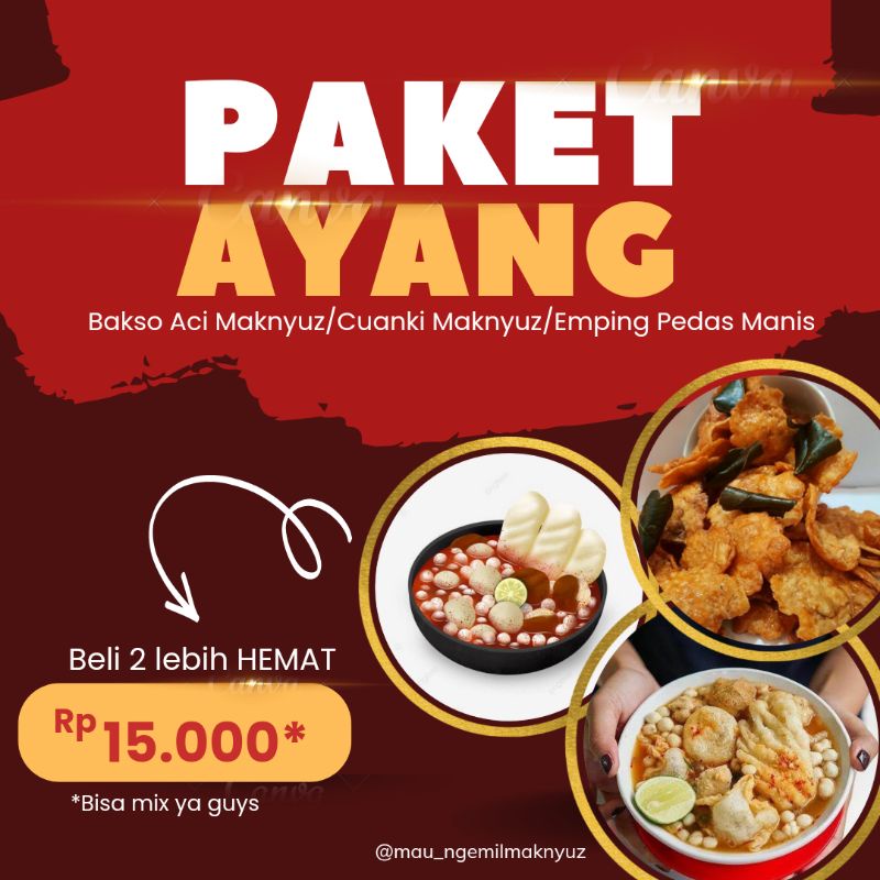 

PAKET AYANG (2 PRODUK HARGA HEMAT)