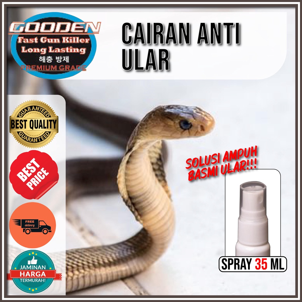 RACUN ANTI ULAR 35 ML GOODEN Racun Cair Pembasmi Ular Cairan Pengusir ULar Cairan Anti Ular Obat Pen