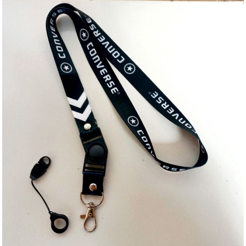 

Lanyard Converse Real Picture Tali Gantungan Id Card Name Tag gantungan hp gantungan pods vave gantungan kunci