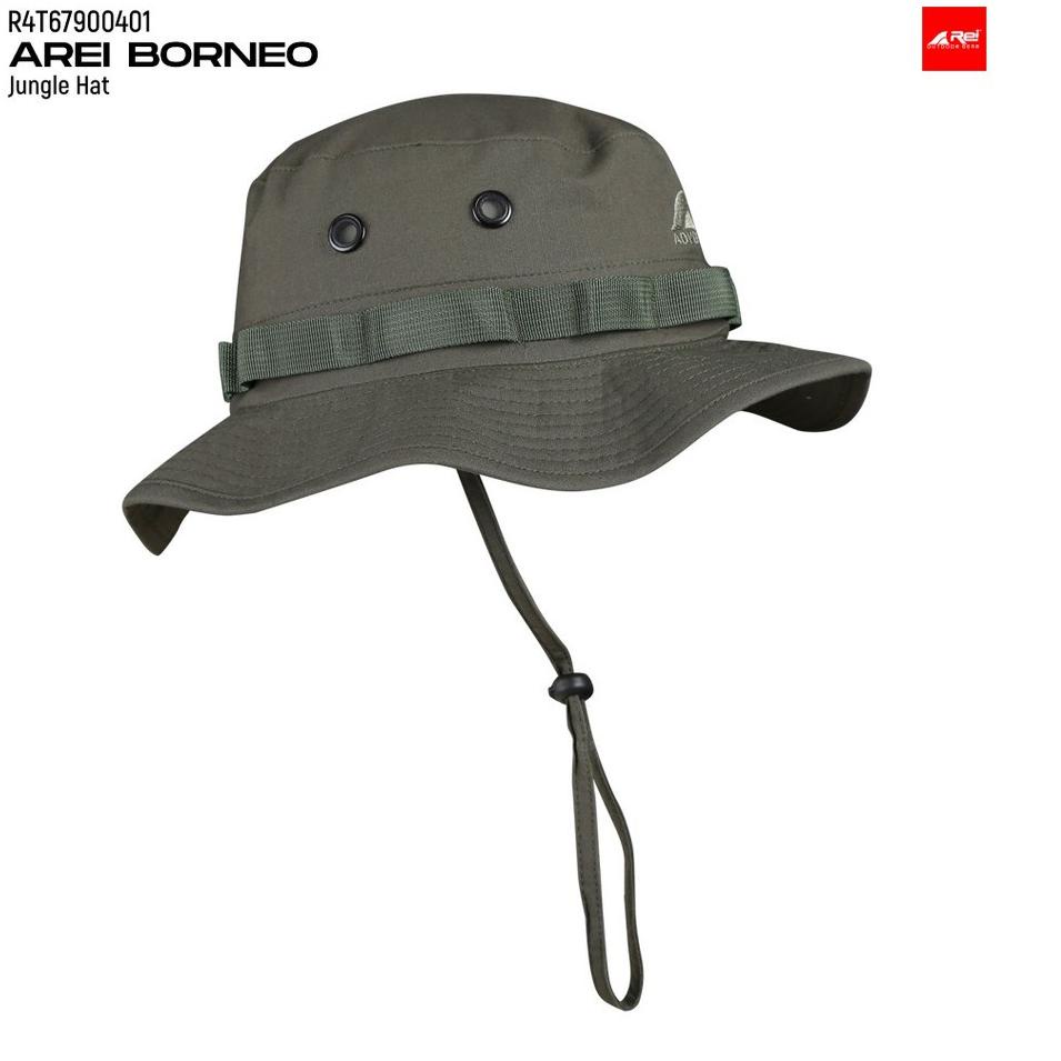 Grosir Untung TOPI RIMBA ORIGINAL REI JUNGLE HAT BORNEO AREI OUTDOORGEAR