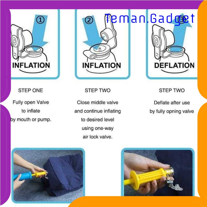 TG - TRV YMQY Bantal Angin Kaki Portabel Inflatable Relaxing Foorest - BSZ0020
