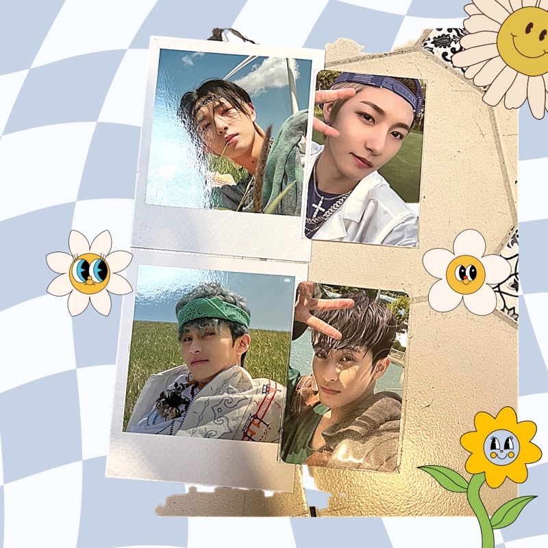 [READY STOCK] Mini Balloon Hello Future Polaroid & PC/Photocard Set MARK “KECEBUR”, RENJUN
