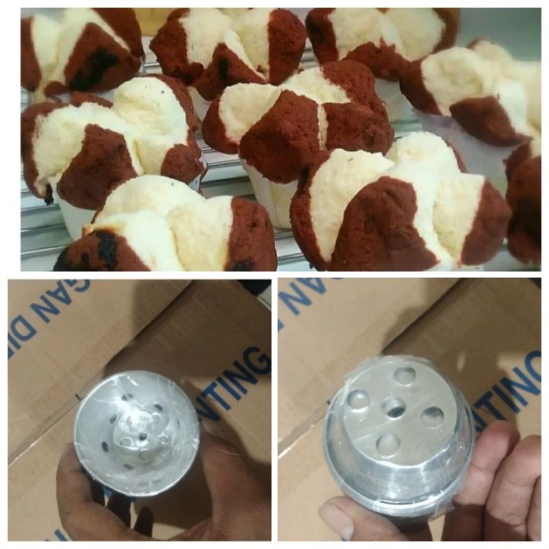 Cetakan bolu kukus ukuran A isi 12 pcs