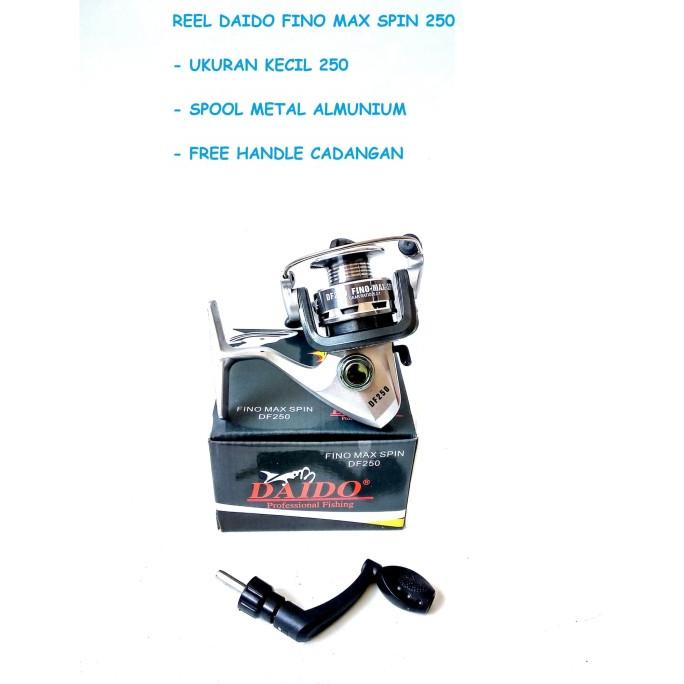 [Bayar DiTempat] REEL SPOOL BESI DAIDO FINO 250 BONUS HANDLE CADANGAN