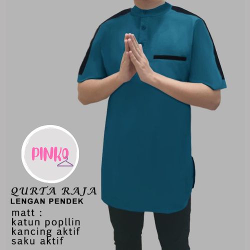 PIK - Koko Kurta Raja Lengan Pendek  - S, M, L , XL , XXL, 3XL / Baju Koko Pria/ Fashion Muslim Pria/ Koko Kurta Jumbo