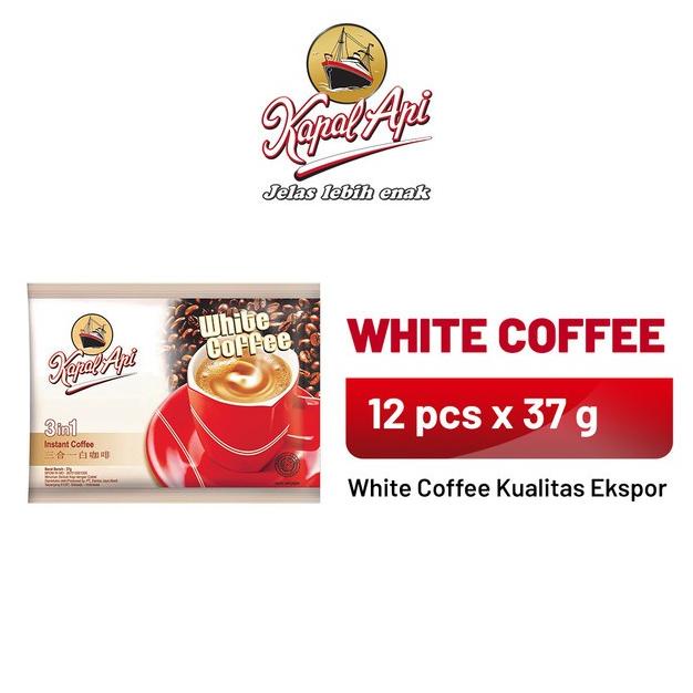 

[BISA COD] KAPAL API White Coffee 1 Pack (12 x 37 gr)