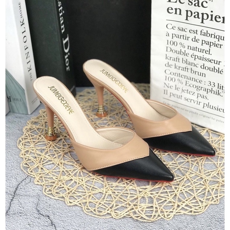 Heelsslop 56w sendal wanita import realpict
