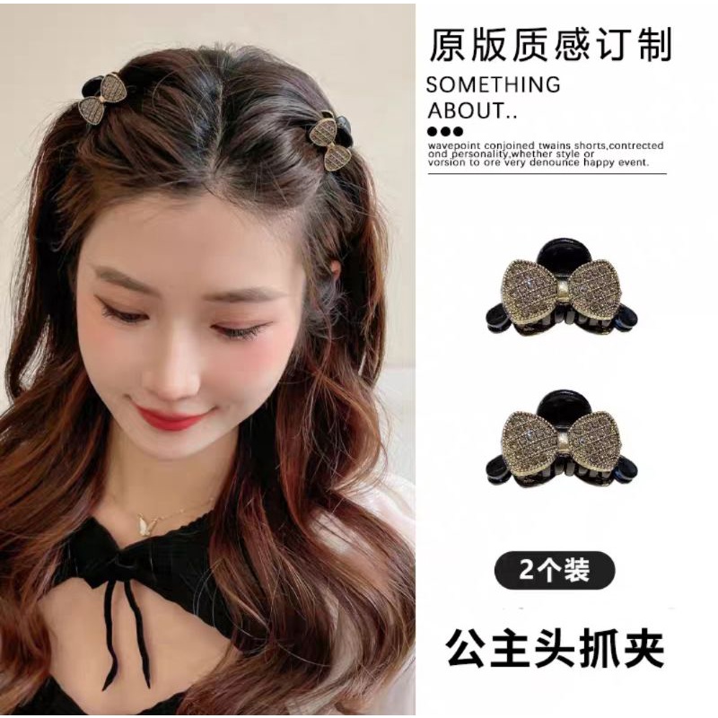 Jepit Rambut Korea 3.5cm Jedai rambut  Poni Mutiara Mini