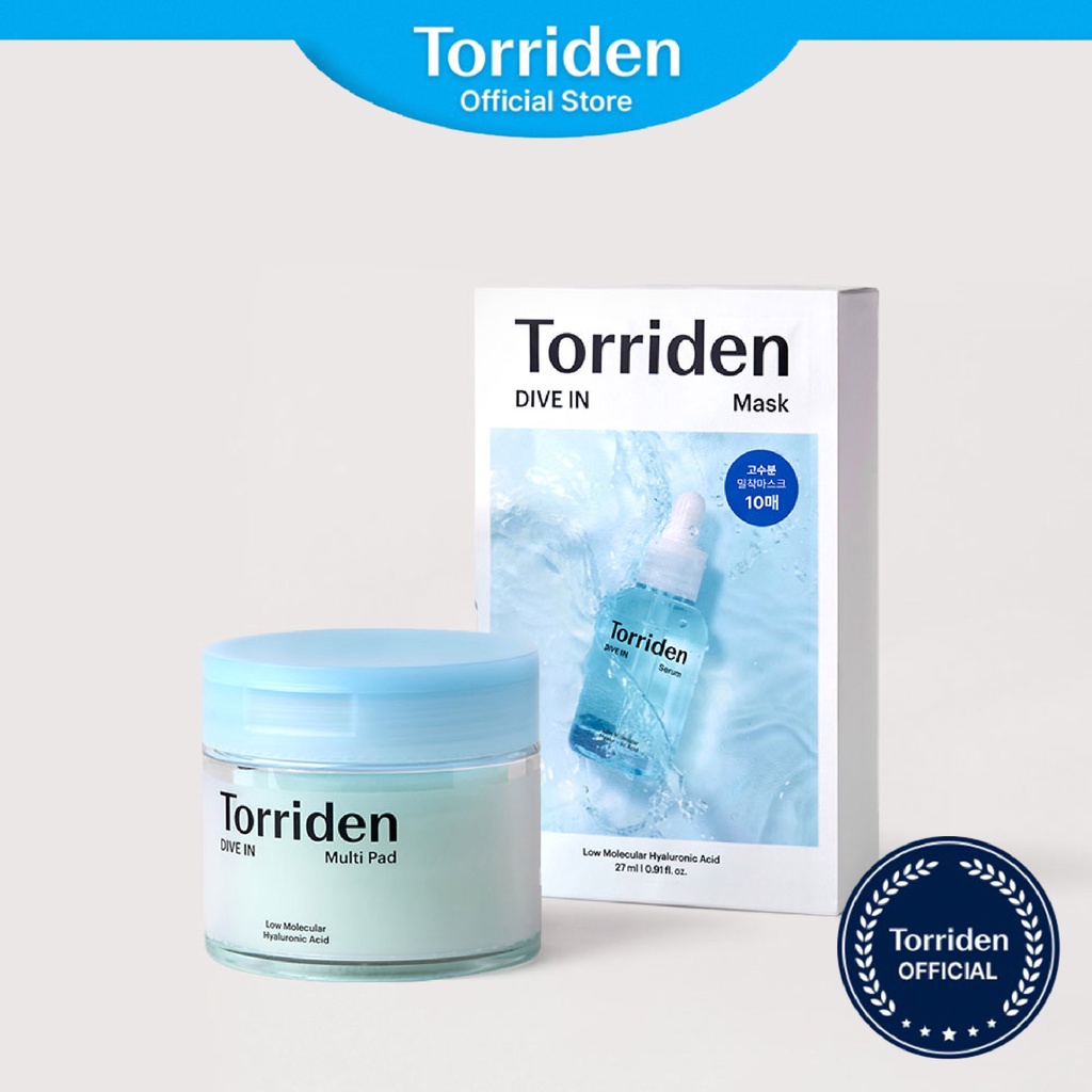 Jual Torriden DIVEIN Low Molecular Hyaluronic Acid Mask Pack (10pcs