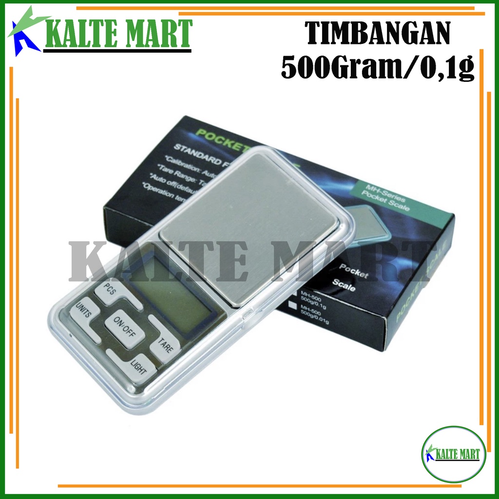 KALTE Timbangan Mini Digital, Timbangan Pocket Scale, Timbangan Emas, Timbangan Mini, Timbangan Gramasi, Timbangan kecil