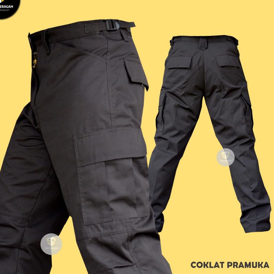 Tren Terbaru CELANA PDL COKLAT POLISI