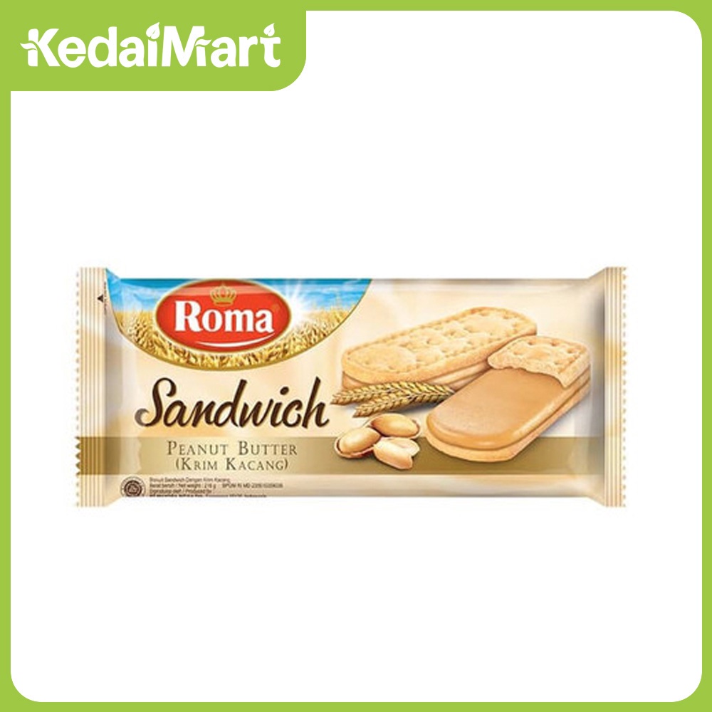 

Roma Sandwich Peanut 216 Gram