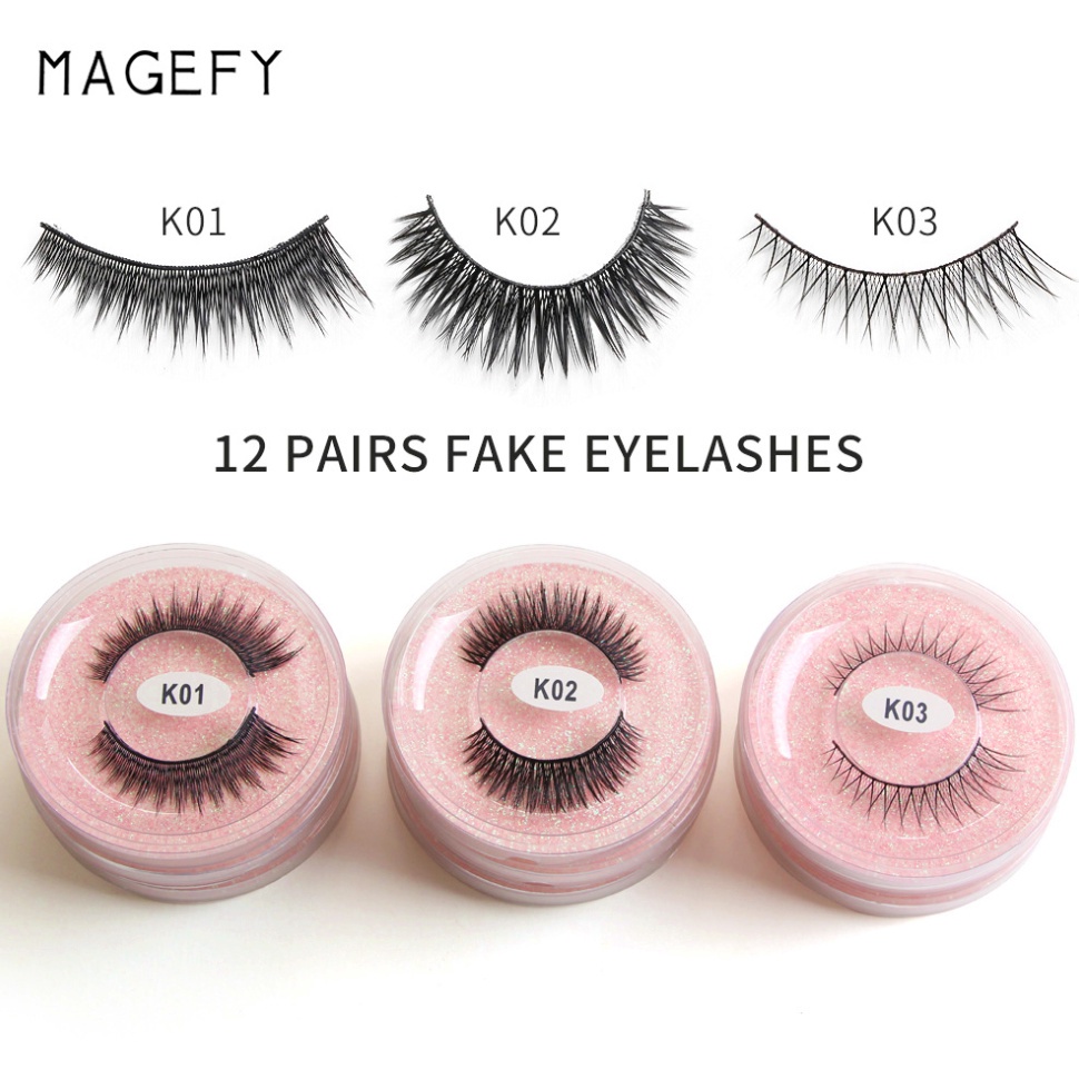 Eyelash Extention Maange 3D Ekstensi Eyelashes Alami  MAGEFY  XX092