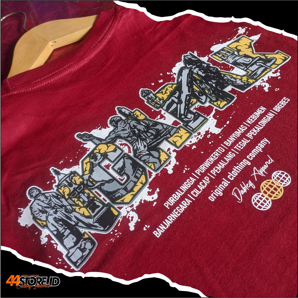 Kaos Jawa ngapak / tshirt ngapaknesia / kaos bumiayu / kaos patung knalpot / kaos ngapak tegal