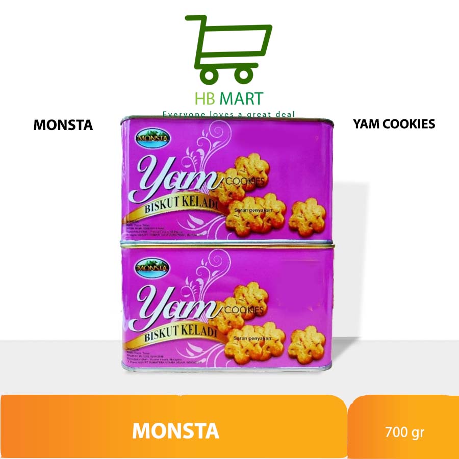 

MONSTA | YAM COOKIES 700gr | BISKUIT ASLI IMPORT MALAYSIA | BISCUIT