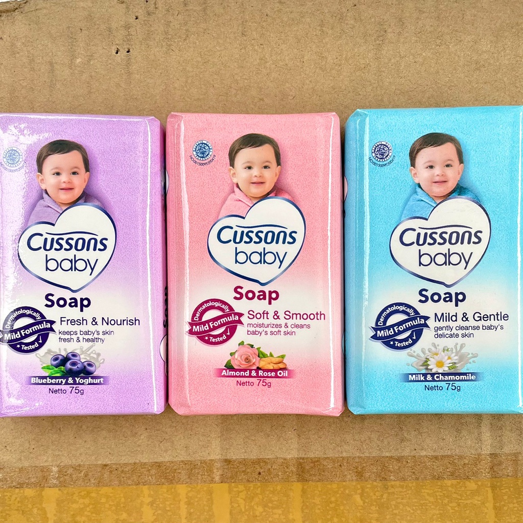 Cussons Baby Soap / Cussons Sabun Batang / Cusson Sabun Bayi 60 gr