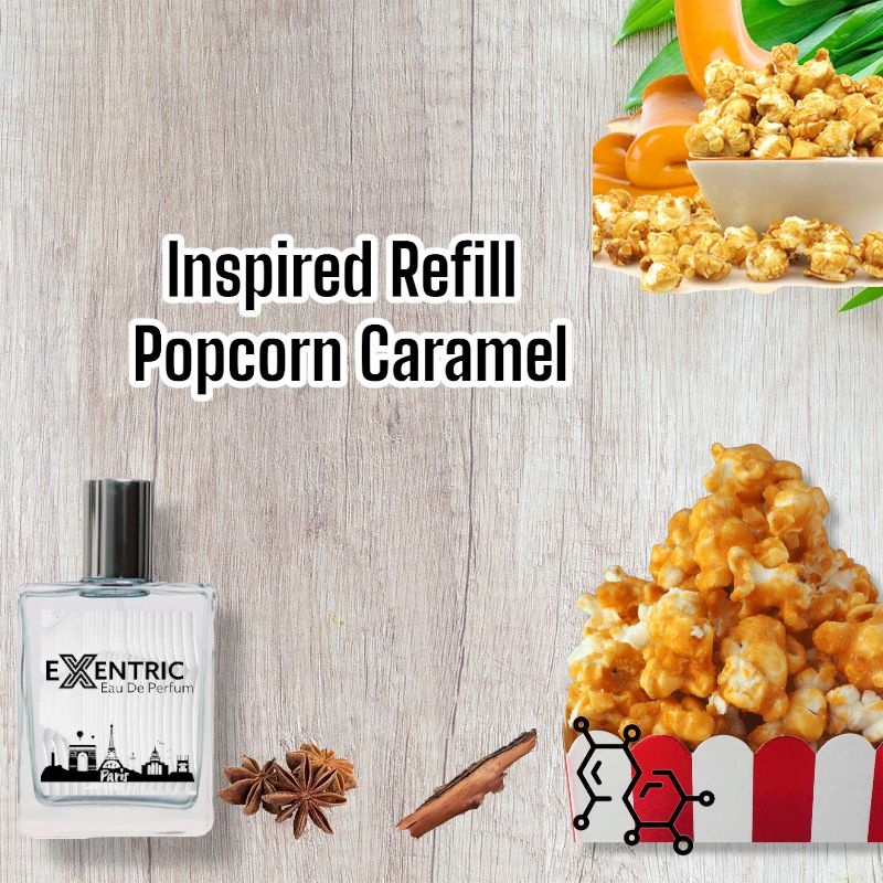 Parfum Refill aroma Popcorn Karamel parfum unisex wangi enak manis tidak bikin pusing seperti wangi 