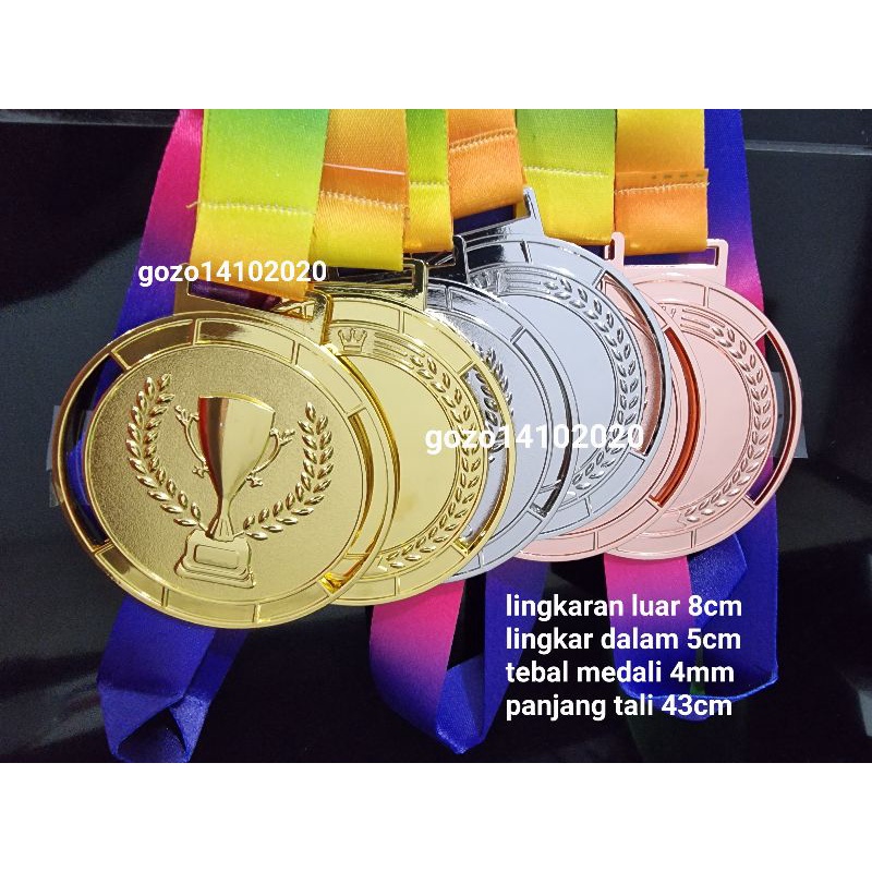 MEDALI LOGAM PIALA BESAR UKURAN 8CM