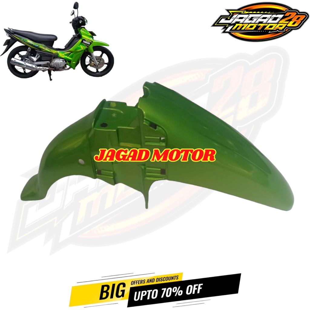 Spakbor Depan Jupiter Z Burhan Warna Hijau / Slebor Depan Yamaha Jupiter Z Burhan Warna Hijau