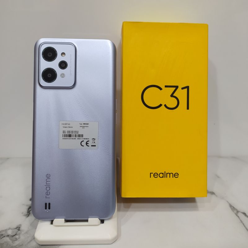 Realme C31 RAM 4/64Gb 3/32Gb Handphone Second Seken Bekas Fullset original ex garansi resmi