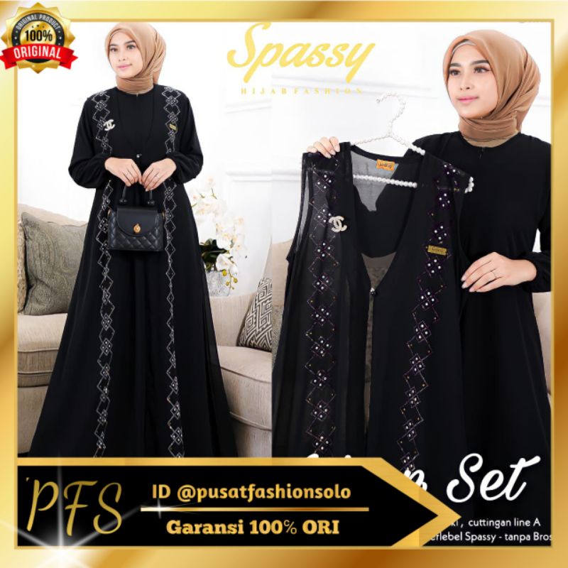 AILEEN MAXY SET Original Product By SPASSY✔ | Ceruty Babydoll Armany LD 100-110 | ORI Berlabel SPASS