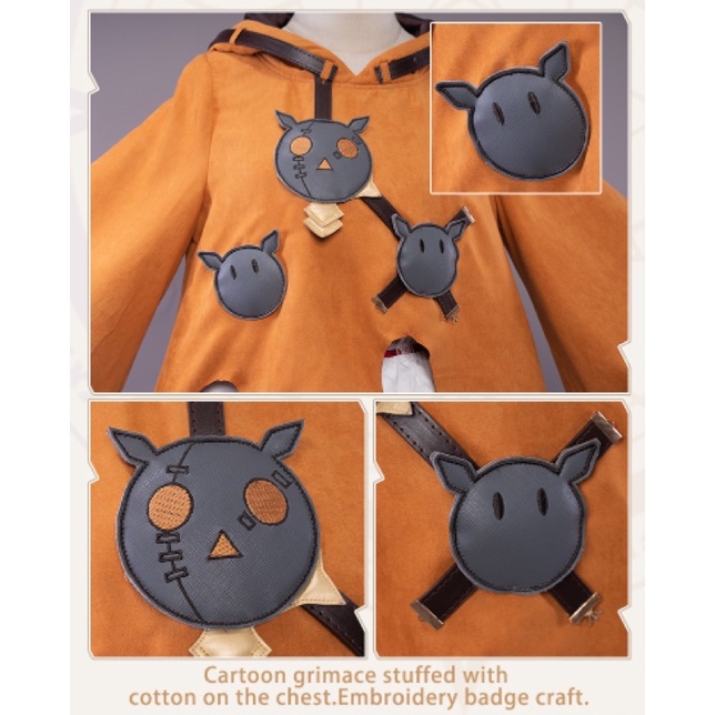 In Stock UWOWO Klee Cosplay Halloween Costume Klee Genshin Impact Fanart Carnival Halloween Christmas Game Holiday Outfits