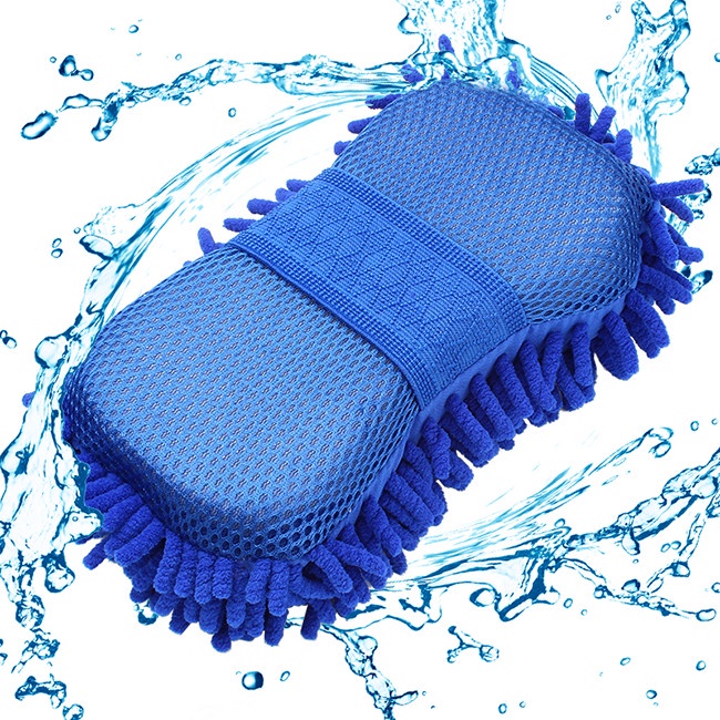 Lap Microfiber Pembersih Kaca Mobil dan Motor Brush Towel Mobil Sarung tangan