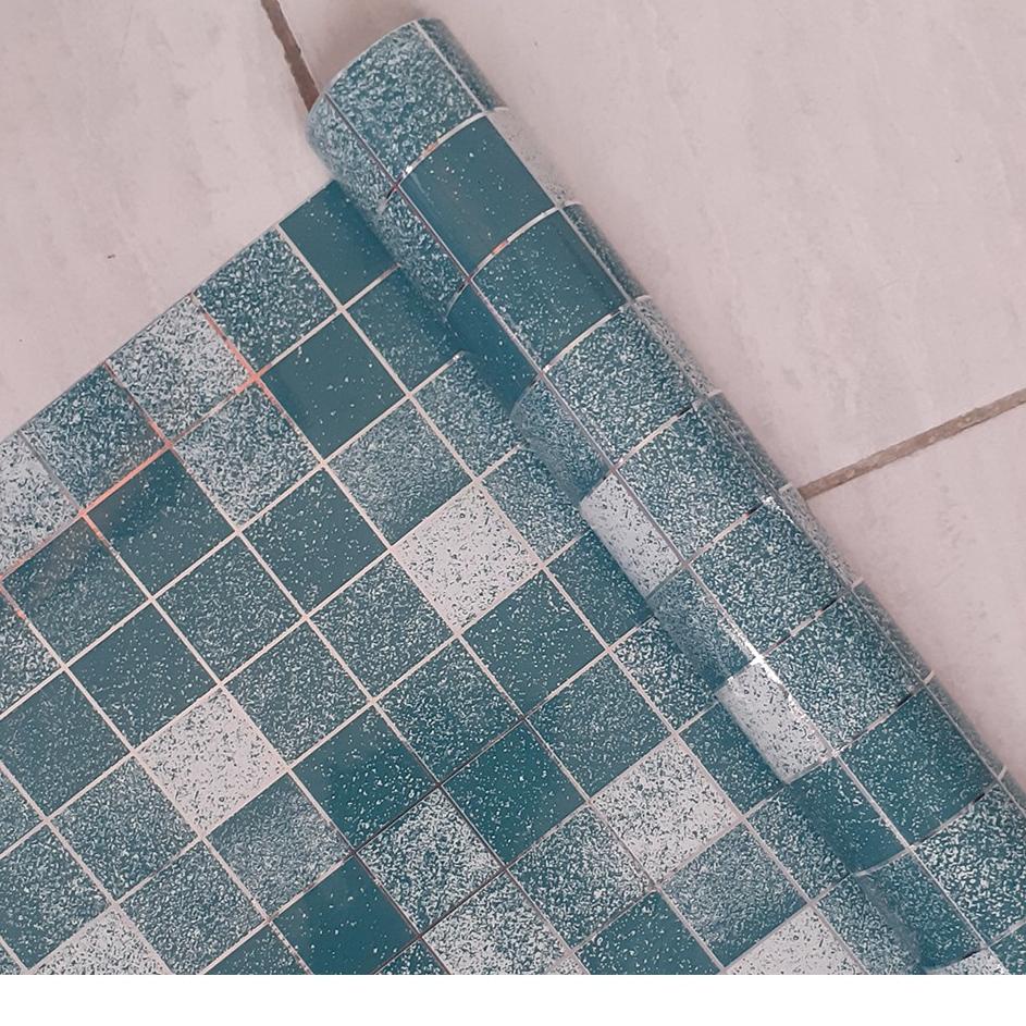 "BGR.21De22υ" Stiker Dapur & Kamar Mandi Anti Air Anti Minyak Panjang 5 Meter Mudah Dibersihkan Wall