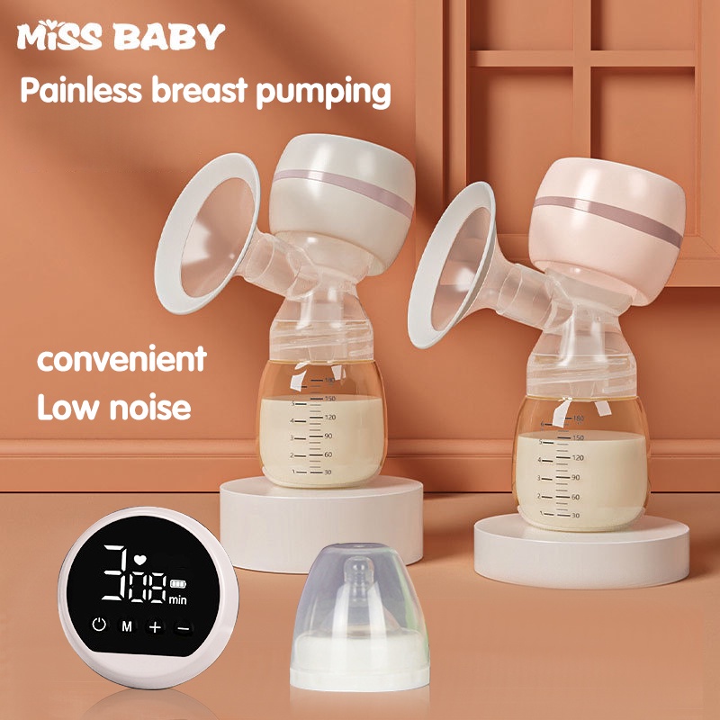 Pompa ASI Electric Breast Pump Milk Bottle Baby Breastfeeding Rechargeable Single Elektrik Portable Pump perlengkapan bayi Tanpa Rasa Sakit